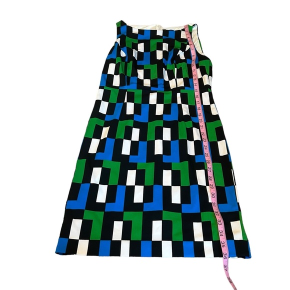 PREMISE retro geo print dress - Picture 2 of 5